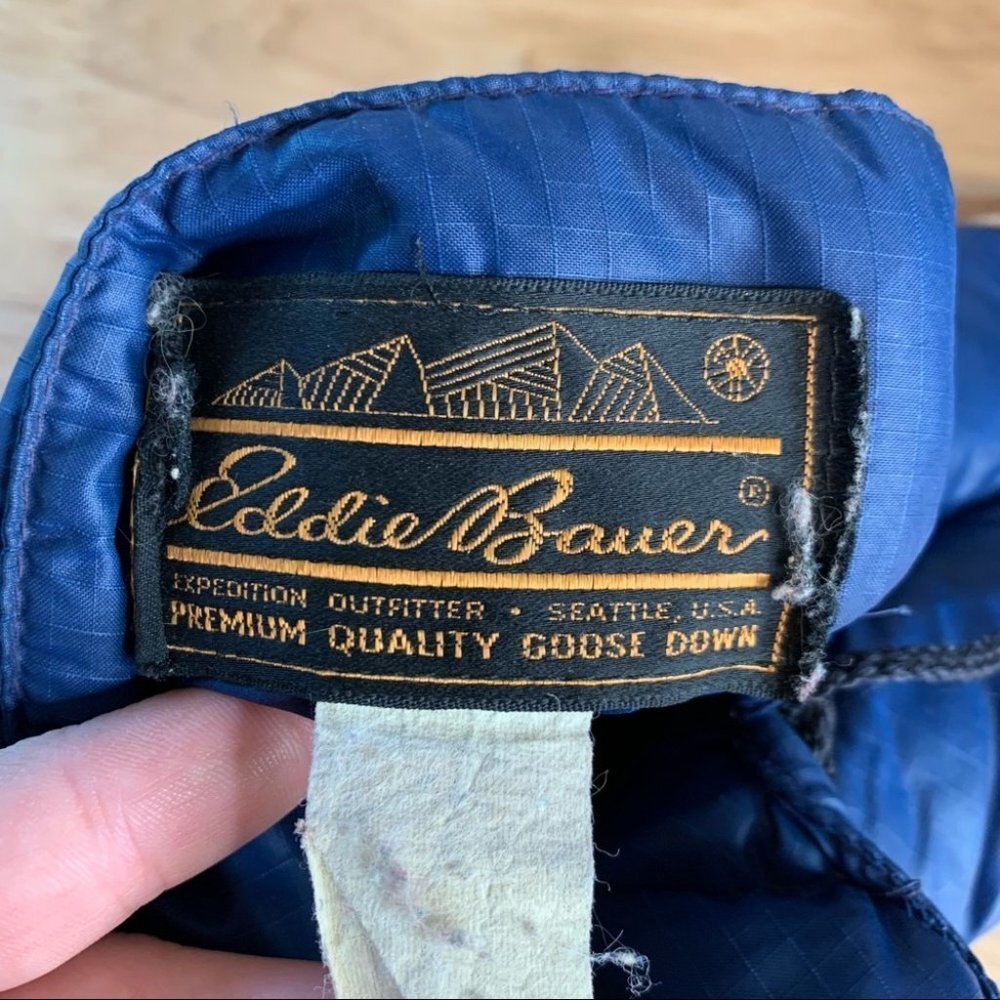 Vintage Eddie Bauer Goose Down Booties - Picture 8 of 10